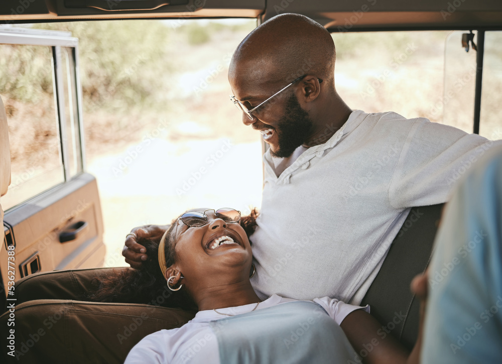 Couple embracing outdoors